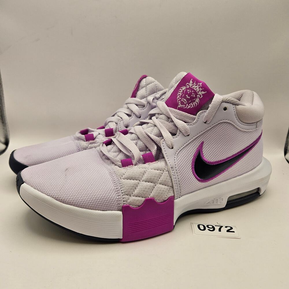 NIKE LEBRON SIZE 9 WITNESS 9 BARELY GRAPE HYPER VIOLET HQ2139-500